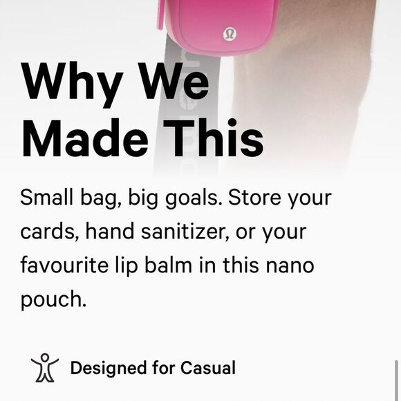 NWT CLIPPABLE NANO POUCH Rock Melon RKML Lululemon OOS SOLD OUT ONLINE! orange - Picture 3 of 10